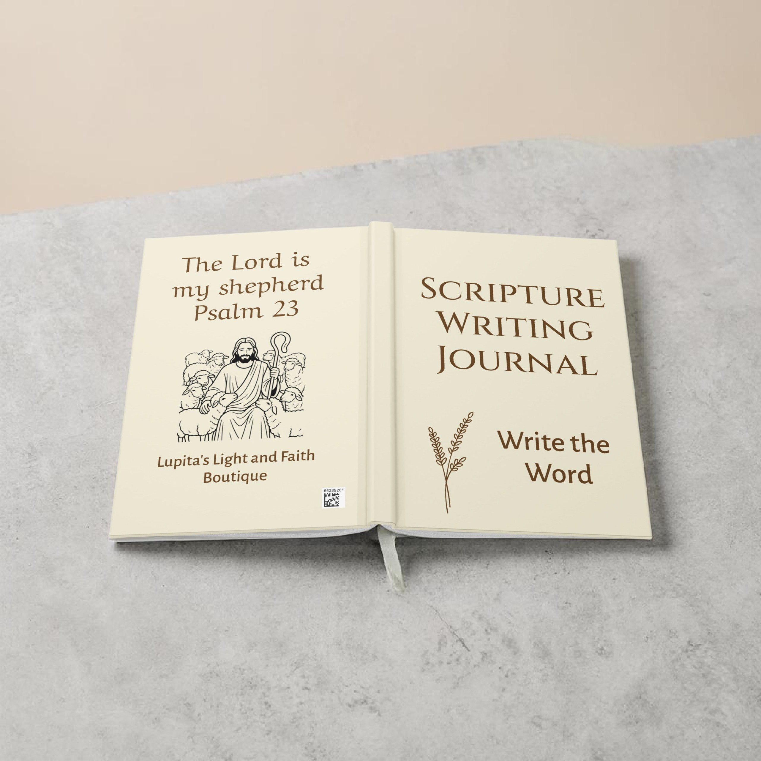 Scripture Writing Journal – “Write the Word” Christian Hardcover Notebook for Bible Study & Faith Growth