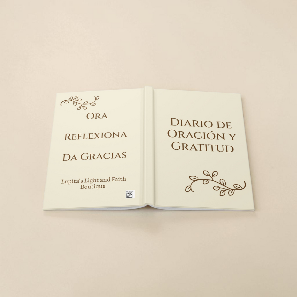Diario de Oración y Gratitud – Cuaderno Cristiano de Tapa Dura para Reflexión y Fe Diaria
