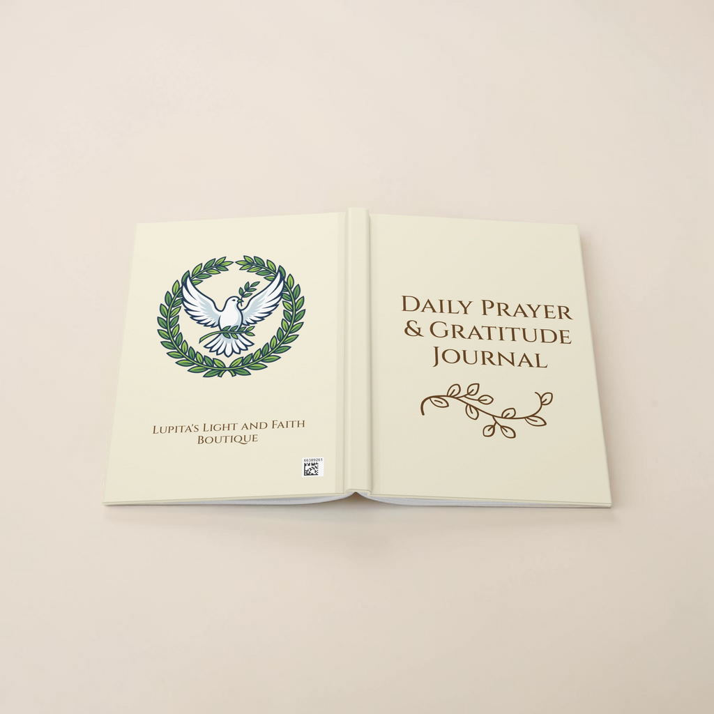 Daily Prayer & Gratitude Journal – Christian Hardcover Notebook for Faith, Reflection & Devotion