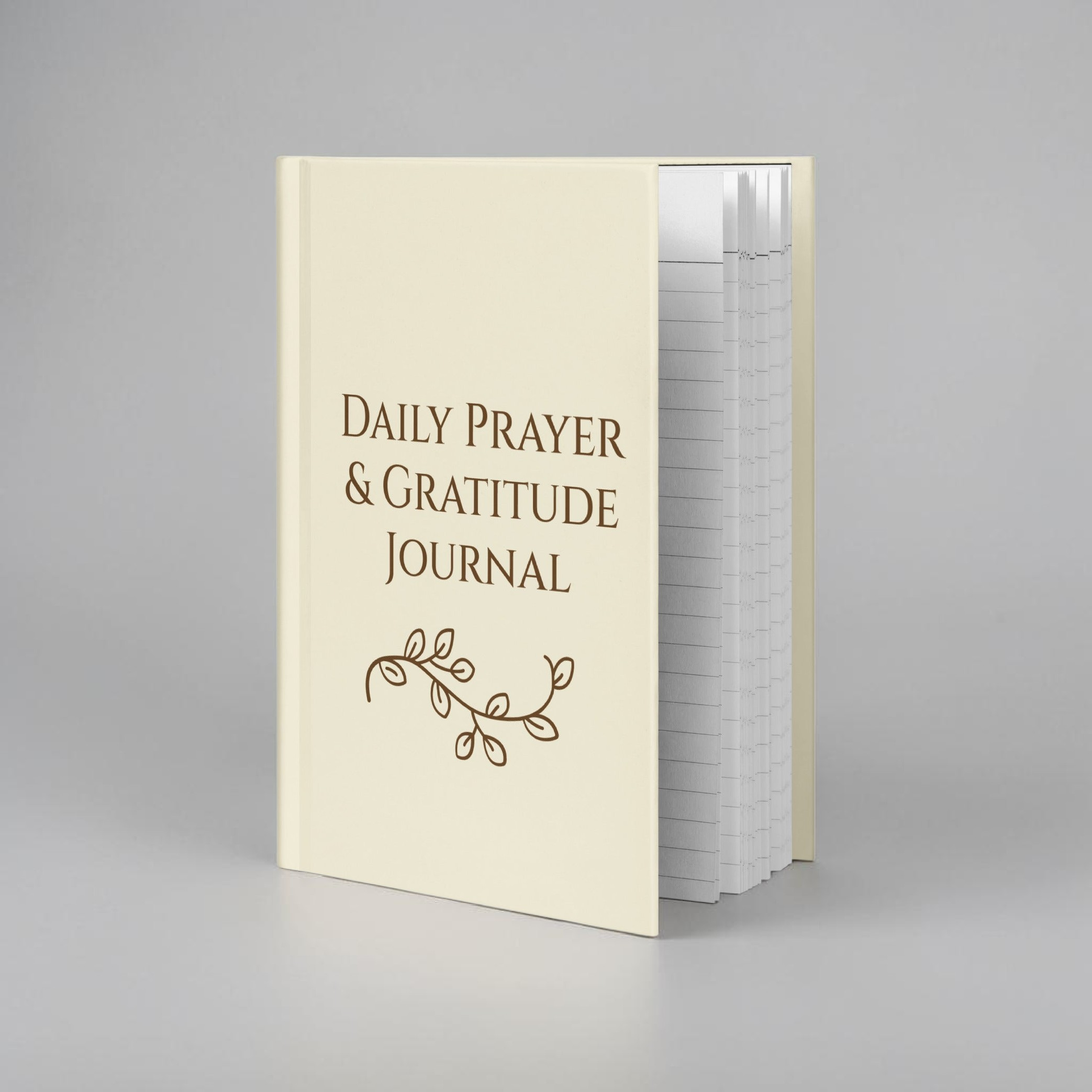 Daily Prayer & Gratitude Journal – Christian Hardcover Notebook for Faith, Reflection & Devotion
